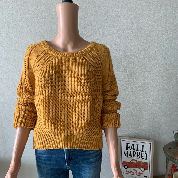 🍁 Funkitribe Golden Mustard Sweater (L) 🍁 - Picture 3 of 8